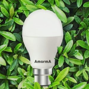AmormA 9W LED Bulb, Cool Day Light (6500K), B22 Base, Energy-Efficient, 4kV Surge Protection, Long-Lasting Durability